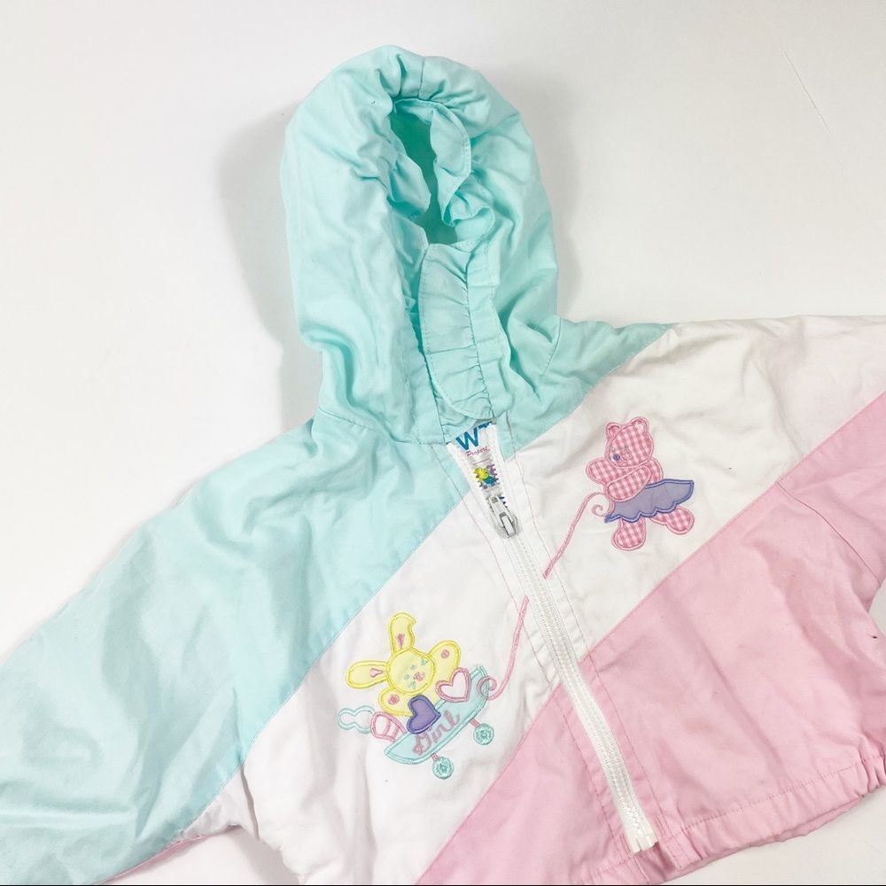 Vintage Retro Colorblock Jacket